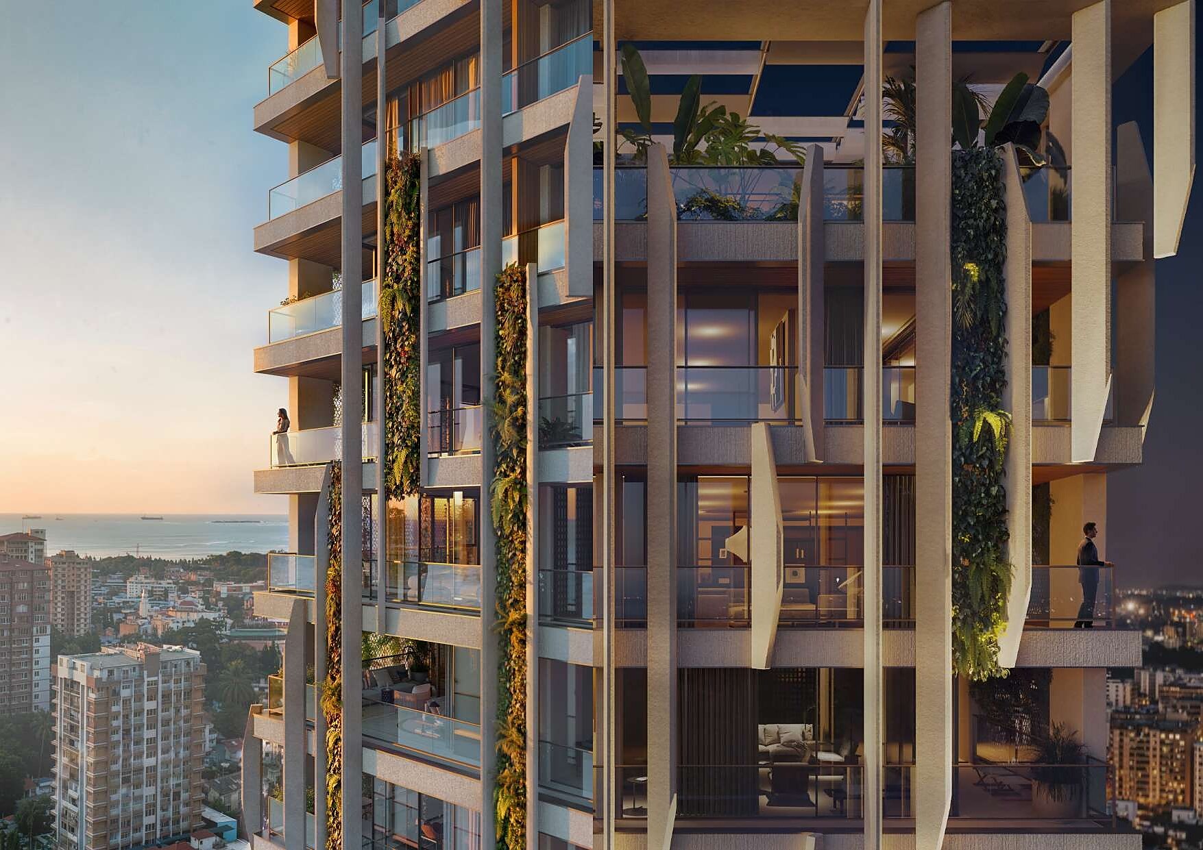 Safira Living at dusk